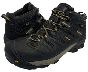 Botas de trabajo Keen Utility Lansing para hombre 12 D punta de acero media marrón senderismo - Imagen 1 de 8