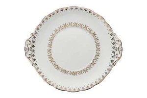 Royal Standard - Unnamed - Gold Fleur de Lys - Cake Plate - 259203G - Picture 1 of 2