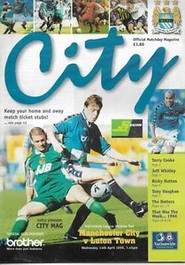 Manchester City v Luton Town 14th April 1999 - League Division one - Picture 1 of 1