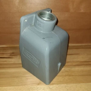 Hubbell Pin & Sleeve Receptacle Back Box Cast Aluminum 80 Cu In. 1-1/4" New! - Picture 1 of 4