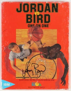 Larry Bird Signed (Beckett) "Jordan Vs Bird" IBM Game - Beckett Witnessed - Picture 1 of 2