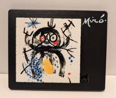 Vintage 1991 Pussycat Sliding Tile Puzzle Joan Miro "Der Autofahrer" Germany - Image 1 of 3