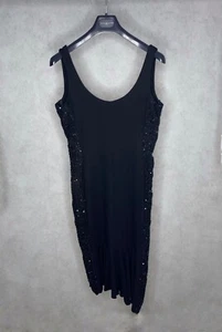 Dolce Gabbana Damen Kleid mittellang schwarz Größe XL - Bild 1 von 5