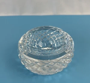Waterford Clear Crystal Ashtray - Vintage - Small 3.5” Diameter 2” Tall - Picture 1 of 8