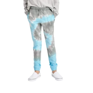 Art Class Girls' Small 6/7 Blue & Light Gray Tie Dye French Terry Joggers - Picture 1 of 8