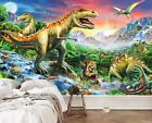 3D Little Creek Dinosaur Zhua1050 Wallpaper Wall Murals Removable Self-Adhesive