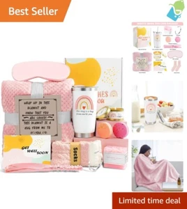 Get Well Soon Gift Basket, 12 Pcs Care Package for Surgery, Feel Better Box - Picture 1 of 10