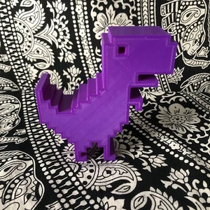 Google Chrome Dino - No Internet Game - 3D Printed Model 14cm tall - Picture 1 of 4