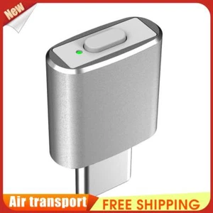 USB C Mouse Jiggler Mover Undetectable 3 Modes with Switch Button (Silver T16) - Picture 1 of 9