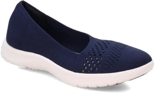 Clarks womens Adella Moon Loafer - Dark Navy Knit - 8 M - Picture 1 of 7