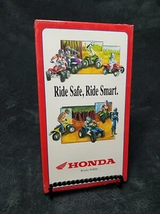 Honda VHS TAPE FOURWHEELER ATV 3-Wheeler RIDE SAFE RIDE SMART NEW SEALED - Picture 1 of 2