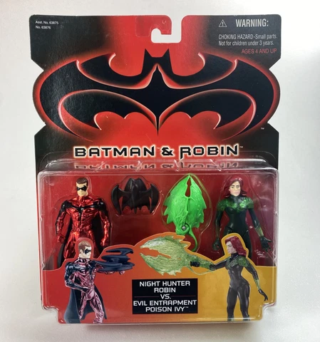Night Hunter Robin vs Poison Ivy Vintage Batman & Robin Figure Set Kenner 1997 Cover