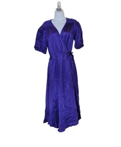 Nuevo Vestido Envolvente MAEVE de Anthropologie S Violeta Katrina Midi - Imagen 1 de 15