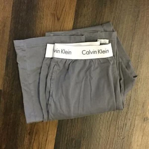 CALVIN KLEIN Graphic Elastic Waist Straight Gray Lounge Pants Mens Size 28 Waist - Picture 1 of 8