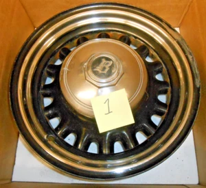 1934 Buick Model 60 Wheel Rim Beauty Ring Hub Cap Steel Artillery #1 - Picture 1 of 11