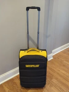 Equipaje de mano CAT Caterpillar de lona 21" negro/amarillo 2 ruedas - Imagen 1 de 16