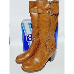 Botas Arnés White Mountain Dover Cuero Sintético Coñac Para Mujer Talla 11 NUEVAS - Imagen 1 de 6