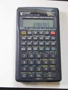 Sharp EL-506L Scientific Calculator Battery Operated Works Great - Picture 1 of 4