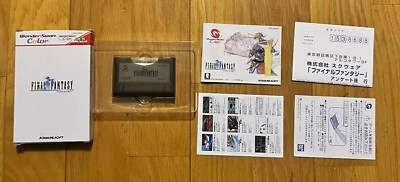 Final Fantasy I Wonderswan Color Japan Squaresoft Registration Card C 2000 - Image 1 of 4