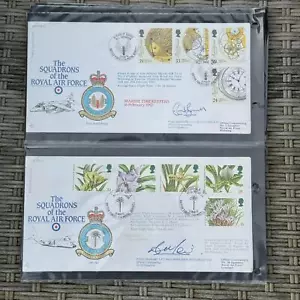 GB 1992-1998 RAF Full Set Signed First Day Covers (Complete Set RAF FDC 1-62) - Picture 1 of 13