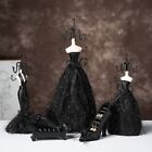 Black Jewelry Display Rack Rubber Material Window Decorations