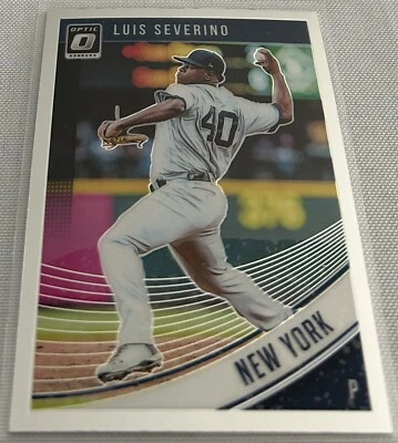 2018 Donruss Optic Baseball Luis Severino New York Yankees base card #117 - Image 1 of 2