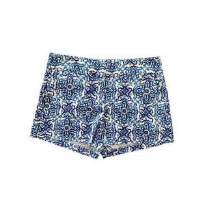MILLY FOR DESIGN NATION PAISLEY BLUE/WHITE SHORTS SIZE 4 NWOT - Picture 1 of 8