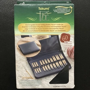Clover Takumi Combo - Interchangeable Circular Knitting Needles Set #3683 156LP - Picture 1 of 3