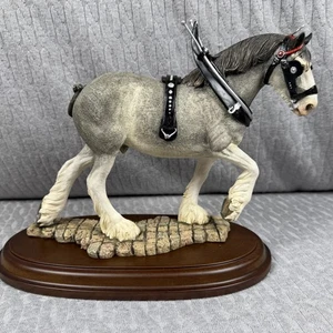 Country Artists seltenes Clydesdale im Pfluggeschirr Country Legacy mit Box - Bild 1 von 13