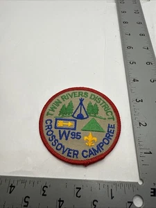 1995 West Central Florida Council Twin Rivers District Crossover Camporee BSA Bo - Imagen 1 de 1