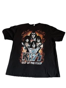 KISS END OF THE ROAD THE FINAL TOUR EVER T-Shirt Size 3XL Big & Tall - Picture 1 of 3