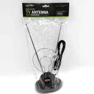 Nueva antena de TV antena interior para televisores antiguos con conexión coaxial - Imagen 1 de 6