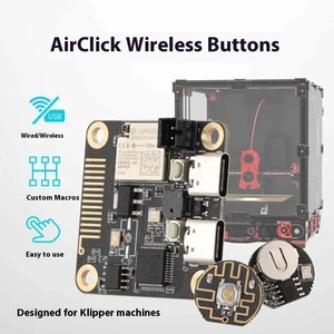 Airclick Button Board 3D Printer Accessories For Klipper Quick Control DIY Pa GS - Zdjęcie 1 z 15