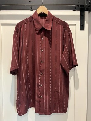 Vintage MONZINI COLLECTION Button Up Shirt - Men’s XL - Aztec / Geometric - Image 1 of 4