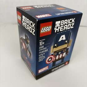 LEGO BrickHeadz 41589 Captain America #5 Marvel 79pcs 2017 Retired New Sealed