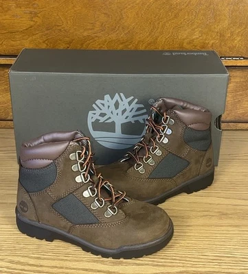 Timberland Bota de Campo Mediana Marrón Nubuck Talla Juvenil 13.5 - Totalmente Nueva - TB044792 Foto 1 de 4