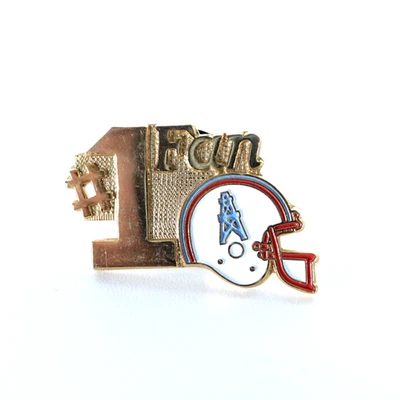 Houston Oilers/Tennessee Titans #1 Fan pin helmet logo NFL lapel - Image 1 of 2