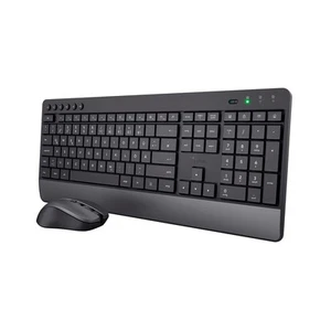 Trust Trezo Tastatur Maus Set Kabellos, Qwertz-Layout, Nachhaltiges Design, Kabe - Bild 1 von 10