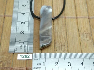 Pendentif AGATE BOTSWANA + cordon noir - mineraux reiki collier pierre naturelle - Picture 1 of 5