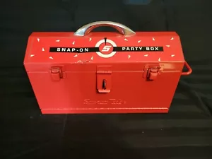 Vintage Snap-On Tools Party Box Poker Chips Set Deck Karten Würfel Cribbage - Bild 1 von 5