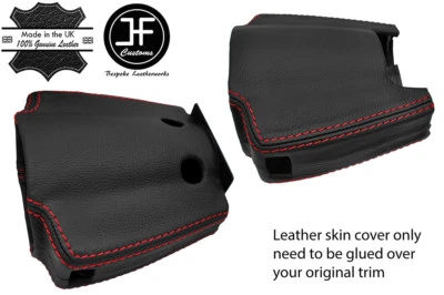 CUBIERTA DE CUERO COLUMNA DE DIRECCIÓN PUNTADA ROJA PARA PORSCHE 911 912 1968-73 Foto 1 de 3