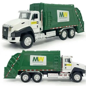 1:50 Engineering Sanitation Truck Model Car Diecast Pull Back Kid/Boy Toy Gift d - Picture 1 of 14