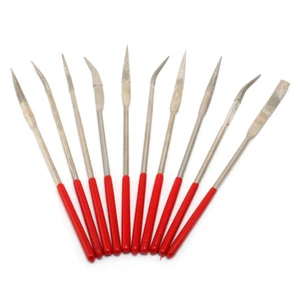 10pcs Diamond Needle File Set 160mm Precision Metalwork Craftwork Jewelry Glass - Picture 1 of 6