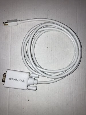 FOINNEX (2M) Mini DisplayPort to VGA Cable, Thunderbolt to VGA Cord (CB110) - Image 1 of 4