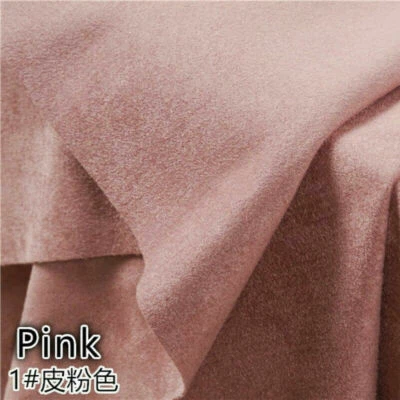 Stretch Faux Suede Fabric Cloths Double Sided Car Interior Mats Making Material - Image 1 of 4