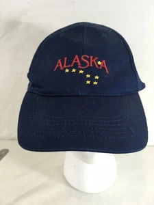 Alaska Shirt Company One Size Navy Blue North Star Snap Back Baseball Cap - Picture 1 of 7