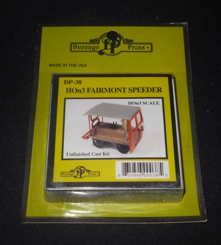 Durango Press HOn3 Fairmont Speeder Kit - Image 1 of 1