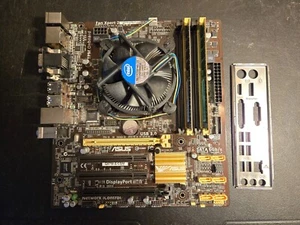 Asus Q87M-E Micro ATX w/i5-4430, 8G Memory, Windows Pro Key - Picture 1 of 3