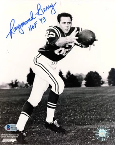 RAYMOND BERRY SIGNED AUTOGRAPHED 8x10 PHOTO BALTIMORE COLTS LEGEND BECKETT BAS - Picture 1 of 2