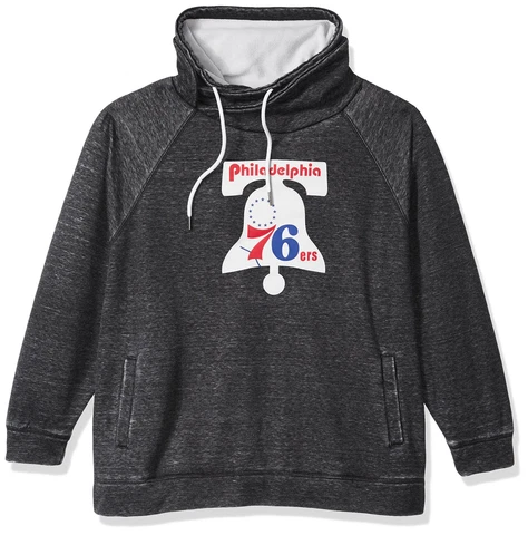 Touch by Alyssa Milano NBA New Jersey Nets Spiral Sweatshirt Plus, 2X, Charcoal Cover